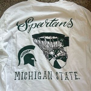 Lauren James Spartans Michigan State basketball long sleeve T-shirt medium